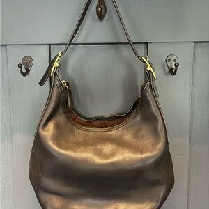 Elegant Black Leather shoulder Bag